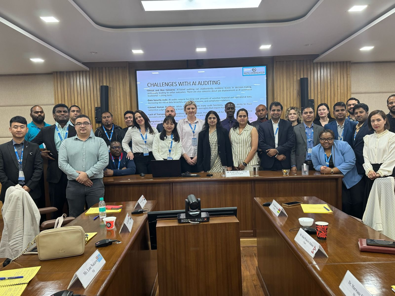 Cyber training on artificial intelligence regulation in India and global landscape to auditors from 20+countries,12 Feb 2025